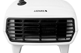 LEDURE 2000W Hector Turbonite Room Heater with 1 Year Warranty | ISI Approved High-Power Fan Blower with Adjustable Thermostat & Overheat Protection – (White) -N01