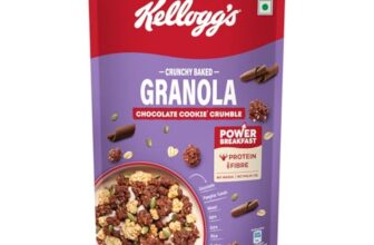 Kellogg’s Crunchy Granola Chocolate & Almond |Muesli |Power Breakfast | 400g