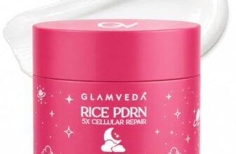 Glamveda Rice PDRN & Collagen Night Mask for Glowing Skin | Hydrating Overnight Sleeping Mask with Ectoin, Ceramides, Zinc Hyaluronate, Niacinamide & Peptides | Barrier Repair Anti‑Aging Face Mask for Dull & Dehydrated Skin, 50 g