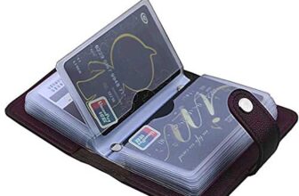 Stealodeal Brown 28 Slots Leather Debit/Credit/ATM Men & Women Card Holder