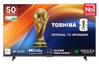 Toshiba 126 cm (50 Inches) 4K Ultra HD Smart QLED TV | Dolby Atmos, HDR10+ | 24W Powerful Speakers | Sports Mode | REGZA Engine ZR | Voice Control |4K Upscaling | VIDAA OS | 50M450RP (Black)