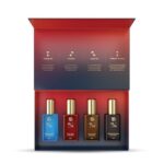 Set Wet AM/PM Gift Set 4×20 ml Premium Scent with Long Lasting Fragrance Perfume – 80 ml (For Men)