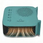 HomeWiz 1500W Room Heater Blower with Dual Heat Control (750W/1500W) | Fan Heater for Bedroom & Room | Vertical & Horizontal Use | BIS Certified, 6A Plug | Made in India | 1-Year Warranty | Teal Green