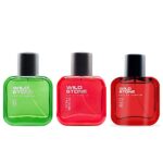 Wild Stone Forest Spice, Red and Ultra Sensual Long Lasting Mens Perfume, Pack of 3 (30ml each)