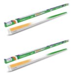EcoLink 20W Tricolour LED Batten Light | Sleek Slim LED Tube Light | Energy Efficient with Surge Protection | Ideal for Home, Office & Decorative Lighting | 3-in-1 Colour Changing, Pack of 2