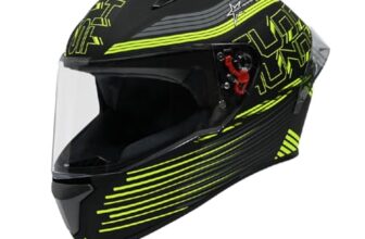 Studds Thunder D11 Isi and Dot Certified Full Face Motorcycling Helmet for Men and Women with Clear Visor