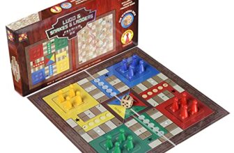 Toysbox Ludo and Snakes & Ladders Premium Big Classic Board Game to Play with Kids and Adults