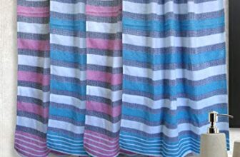 Athom Living Light Weight Cotton Premium Bath Towel 75×150 cm Set of 4