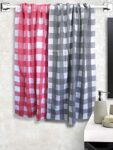 Athom Living Light Weight Cotton Premium Bath Towel 75×150 cm Multi24