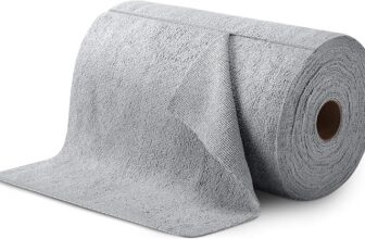 Microfibre Cleaning Cloth Roll 25×25 cm (Pack of 20) | Tear-Away Reusable Multipurpose Cleaning Wipes | Highly Absorbent, Lint-Free & Scratch-Free Cloths for Kitchen, Car & Home.