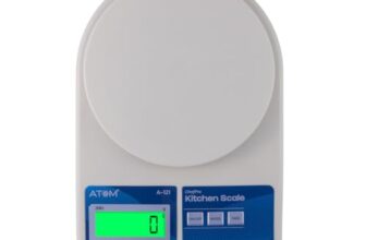 ATOM/Aliston K1 Series A121/SF-400 Digital Weighing Machine/Scale (10kg, 1g accuracy) High Precision Scale for Food with Large LCD Display, Tare Function Multi weighing mode-g, oz For Home, Kitchen