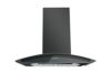 Eurodomo 60 cm 1200 m³/hr curved glass Kitchen Chimney (HOOD GARNET TC BK 60 (EURODOMO), Baffle Filter, Touch Control, Black)