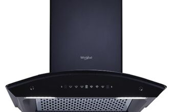 Whirlpool 60cm 1600 m3/hr Filterless Autoclean Kitchen Chimney | Free Installation | 11 Years Warranty on Motor and 5 Years Comprehensive | CGFL PRO 604 HAC BK HOOD | Touch + Gesture Control | Black