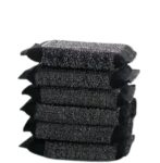Black Scrubbing Sponge Pads for Kitchen Cleaning, Pack of 6
