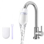 Universal Faucet Water Filter Bag with Securing Straps | Filters Dirt & Sediment, Kitchen & Bathroom Use, Easy Installation, Reusable Non-Woven Fabric, Easy Replacement