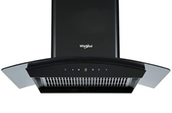 Whirlpool 90 cm 1250 m3/hr Filterless Auto Clean Chimney – CGFL PRO 902 HAC, Touch + Motion Sensor Control (Black), Standard