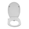 Johnson EcoClean D Shaped Bidet Toilet Seat Cover | 2 Retraceable Wands for Gentle & Strong Cleaning | Soft Close Feature | Retraceable Self Cleaning Wands | 1950 Grams | 48.5 cm x 36.5 cm