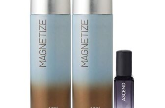 Ajmal 2 Magnetize Deo each 200ML & Ascend EDP 20ML Pack of 3 (Total 420ML) for Men & Women