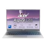 Acer Aspire Lite Intel Core i3/Core 3 14th Gen-100U Processor, Office 2024 + M365 Basic, 8GB RAM/256GB SSD, 15.6″/39.62 cm, FHD IPS Display,Win11Home, Steel Grey, 1.59Kg, AL15-53, Thin & Light Laptop