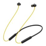 OlivLife Bluetooth Wireless in-Ear Earphones with Mic | Fast Charging 10 Mins = 20 Hrs Music, 30 Hrs Total Battery, Deep Bass, Lightweight Neckband Headphones (Yellow)