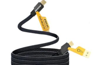 OlivLife 4-in-1 Fast Charging Data Cable | USB Multi Charging Cable with Type-C, Micro USB & IOS | Fast Charge & Data Sync | Durable Design | Compatible with Smartphones, Tablets & Power Banks (Black)