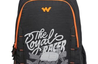Wildcraft Motorcyle Stories 3 Compartment Laptop Backpack| 45 litre Capacity|Premium Fabric| Padded Strap| Orgainzer| Water resistant |Black