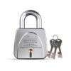 Link Gravi-T 60mm Heavy Duty Padlock | 8 Levers | Lock for Home Door, Office, Shop, Travel | Tough CR Body | Hardened Steel Shackle, | Double Locking System | 3 Silver Keys | 200000 Key Combinations