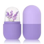 ESZAZX Ice Roller for Face | Cooling Facial Massager for Puffiness, Purple