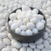 Schmick 1 Kg White Pebbles Stones for Plants Pots, Aquarium/Fish Tank, Garden, Decoration, Table and Home Decor, Vase Fillers (1 Kg, White Pebbles)