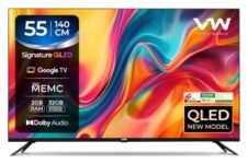 VW Visio World 140 cm (55 inches) Smartchoice Pro Series 4K Ultra HD Smart QLED Google TV VW55GQ2