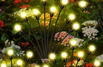 BELIONERA Solar Light for Outdoor Garden and Home, Waterproof Firefly Light Decor for Solar Balcony, Plant, Pot, Decoration Light (1, Standard)