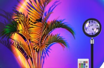 Desidiya® 16-Color LED Night Light Sunset Lamp with Remote & USB – 360° Rotating Projection Light for Room Ambience, Wall Decor, Photography & Mood Lighting