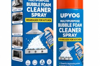 Upyog 600ml Multipurpose Kitchen Cleaner Spray – Degreaser for Kitchen, Chimney, Stove, Tiles & Exhaust Fan | Oil & Grease Stain Remover | All-Purpose Foam Cleaner for Grime