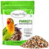 Happy Wings Mix Seed Bird Food for Parrots, African Grey Parrots, Macaws, Lorikeets – 900 gm | Premium Seed Blend | Bird Food for All Life Stages