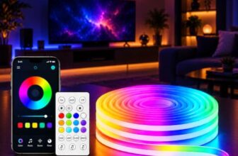 Desidiya® RGB Neon LED 4Mtr Strip Light with App & Remote Control | Music Sync | USB Powered | Waterproof & Flexible Led Rope Light Room, Gaming, Party, Diwali & Home Decoration Ceiling Strip Lights