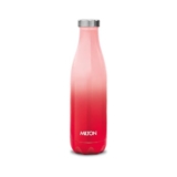 Milton Prudent 500 Thermosteel Bottle, 510 ml Water Bottle, 24 Hours Hot and Cold, Double Wall Vacuum Insulated, Water Bottles, Tea Flask/Coffee Flask for Sports, Travel, Red
