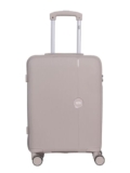 Wiki Zine 8 Wheel Hardside Polycarbonate Trolley,Large,Champagne