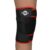 Nivia Adjustable Knee Support for Men & Women, Comfortable Compression Sleeve with Velcro Strap, Ideal for Sports, Gym, Running, Fitness & Joint Protection, Black/Red (Single Piece)