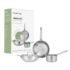 Preethi Diamond 750 Watts Mixer Grinder, 3 Jars (Stainless Steel) + Flexi Lid, Perfect Grinding for Masalas, Chutneys and Batters, 2 Year Warranty, Preethi’s flagship Lifelong Free Service, White