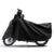 OTO2EYE Universal Bike Cover UV Protection & Dustproof Bike Body Cover for Two Wheeler Bike Scooter Scooty Activa (Black)