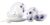 Larah By Borosil Ageria Opalware Glass Dinner Set,Pack of 25, White