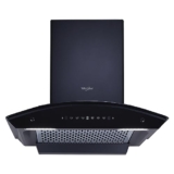 Whirlpool 60cm 1600 m3/hr Filterless Autoclean Kitchen Chimney | Free Installation | 11 Years Warranty on Motor and 5 Years Comprehensive | CGFL PRO 604 HAC BK HOOD | Touch + Gesture Control | Black