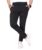 AKAJARU Men’s Black Slim Fit Formal Trouser, Casual Straight Leg Pants with Side Pockets (in, Alpha, XL, Black)
