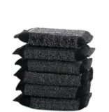 Black Scrubbing Sponge Pads for Kitchen Cleaning, Pack of 6