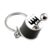 Keychain Carabiner Multi Tool with Bottle Opener and Cutter, Metal Clip with Dual Key Rings and Rotating Mechanism