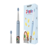 beatXP Jiggle Sonic Electric Toothbrush for Kids with 2 Brush Heads & 3 Cleaning Modes | Rechargeable Electric Toothbrush | 20500 Strokes/Min with Long Battery Life (Baby Blue),1 Count