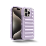 Amazon Brand – Solimo High Protection Capsule Design Back Cover for Apple iPhone 15 Pro Max – Lilac Purple