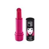 Elle 18 Color Pops Matte Lipstick, Deep Pink, Moisturising Bullet Matte, with Vitamin E, Highly Pigmented, Infused with Jojoba Oil and Shea Butter | 4.3 g