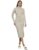 Calvin Klein Cotton Bodycon Below The Knee Dress