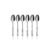Shri & Sam Stainless Steel New Stribes Coffee Spoon,6 Pieces
